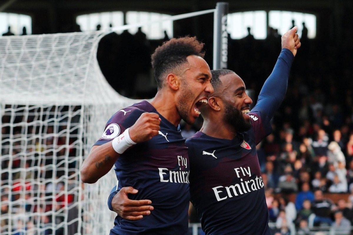 Arsenal bantai Fulham 5-1 disokong dwigol Lacazette-Aubameyang