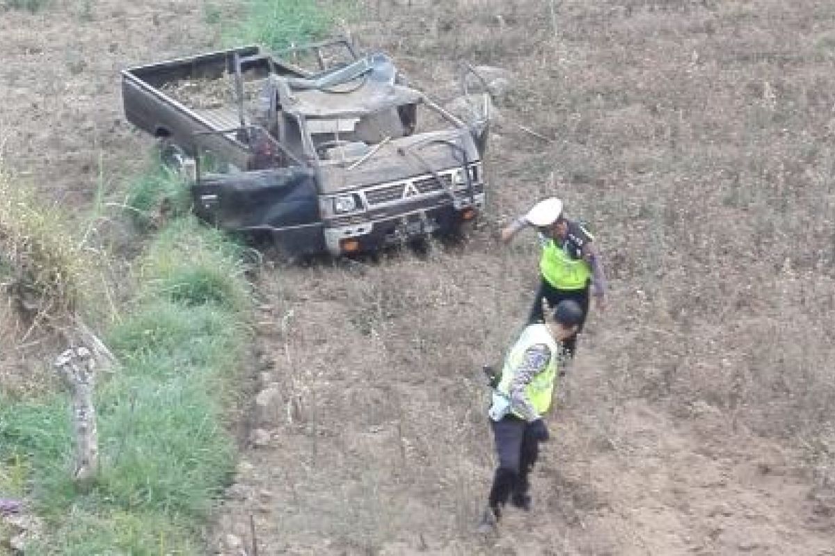 Mobil Terjun ke Jurang di Sarangan Magetan