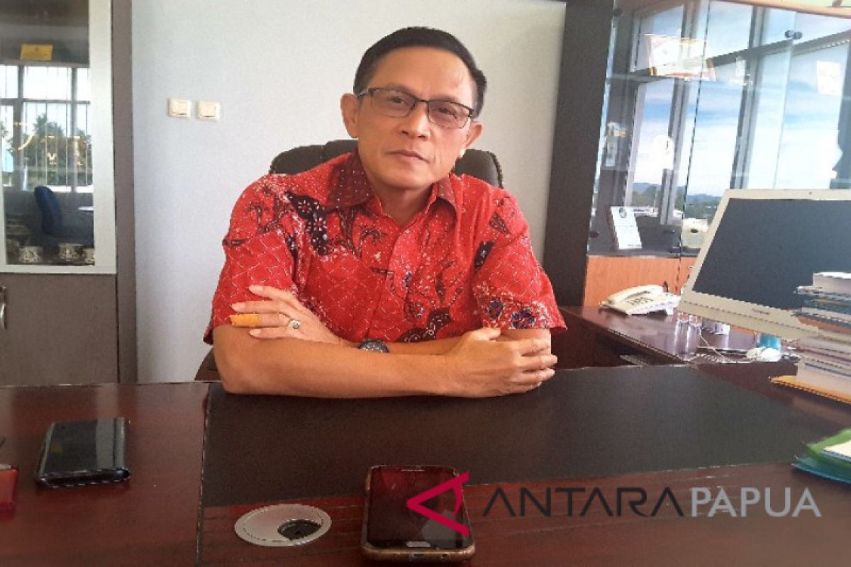 Pesawat pengangkut peserta APEC parkir di Bandara Jayapura