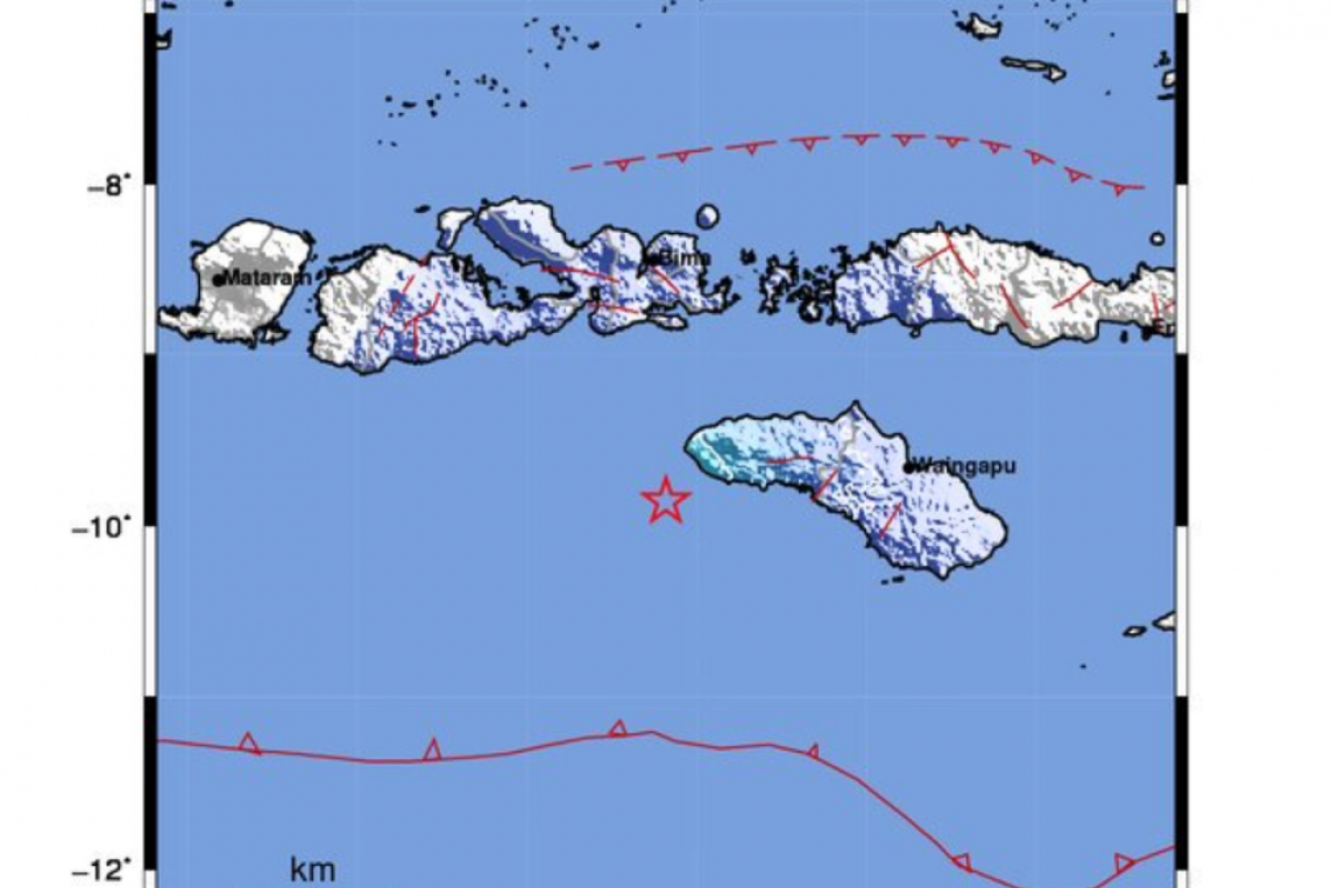 Gempa guncang Sumba Barat Daya dan Badung