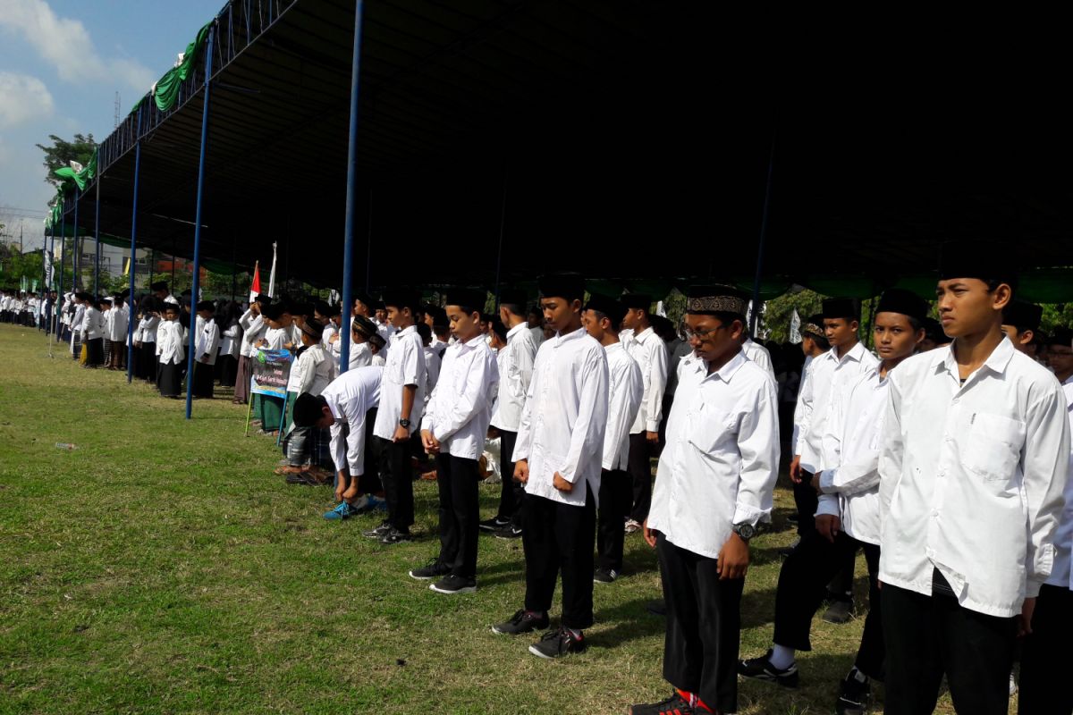 Ribuan santri Yogyakarta upacara peringatan Hari Santri