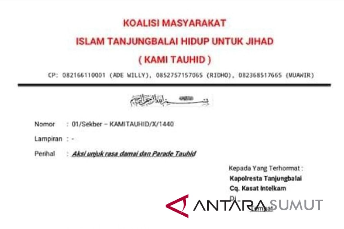 Koalisi masyarakat islam kutuk pembakaran bendera tauhid