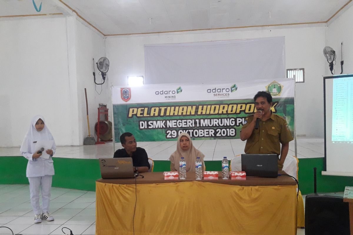 SMKN 1 Murung Pudak gelar pelatihan hidroponik