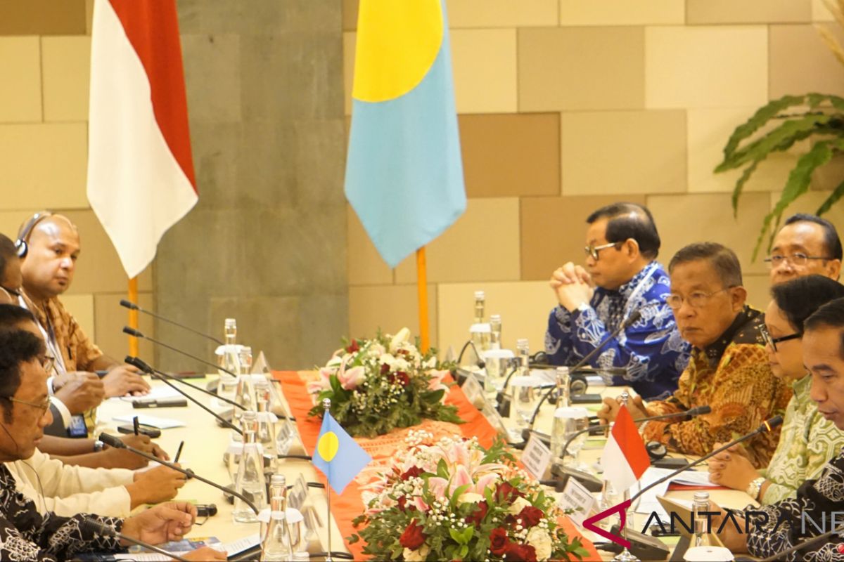 President Jokowi receives Palau`s President