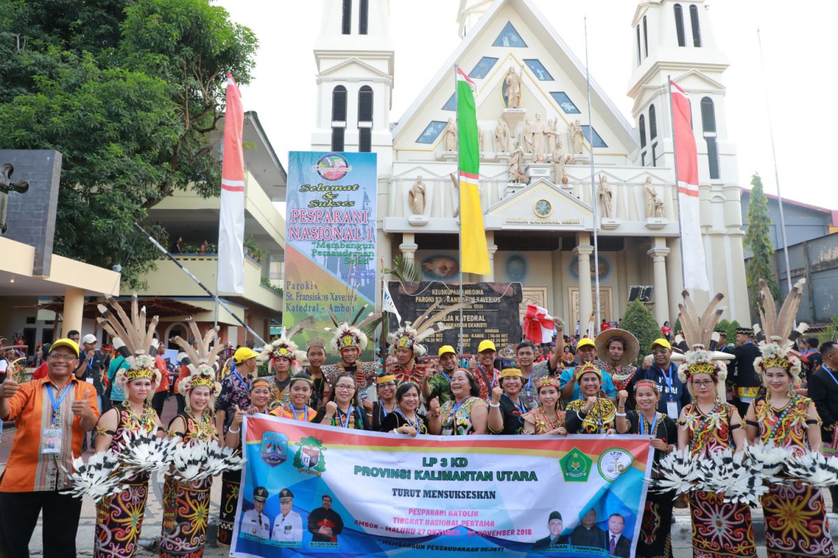 Kontingen PESPARANI 2018 Kaltara Disambut Meriah