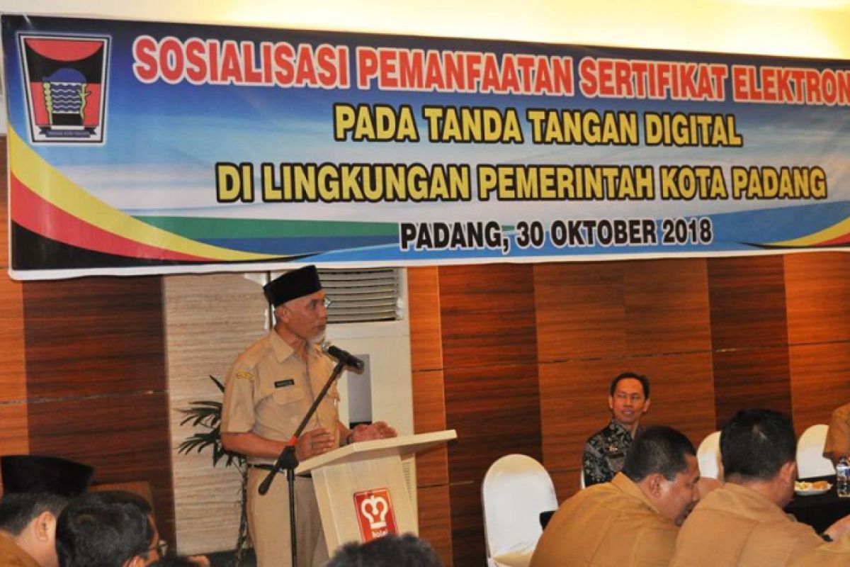 Pemko Padang segera tetapkan tanda tangan digital