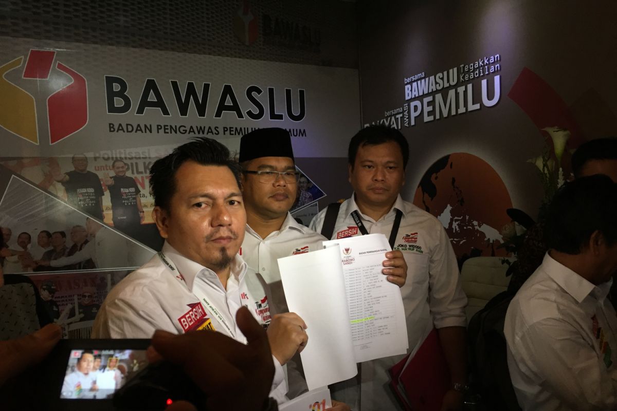 TKN Jokowi-Ma'ruf mengadu ke Bawaslu terkait Ratna Sarumpaet