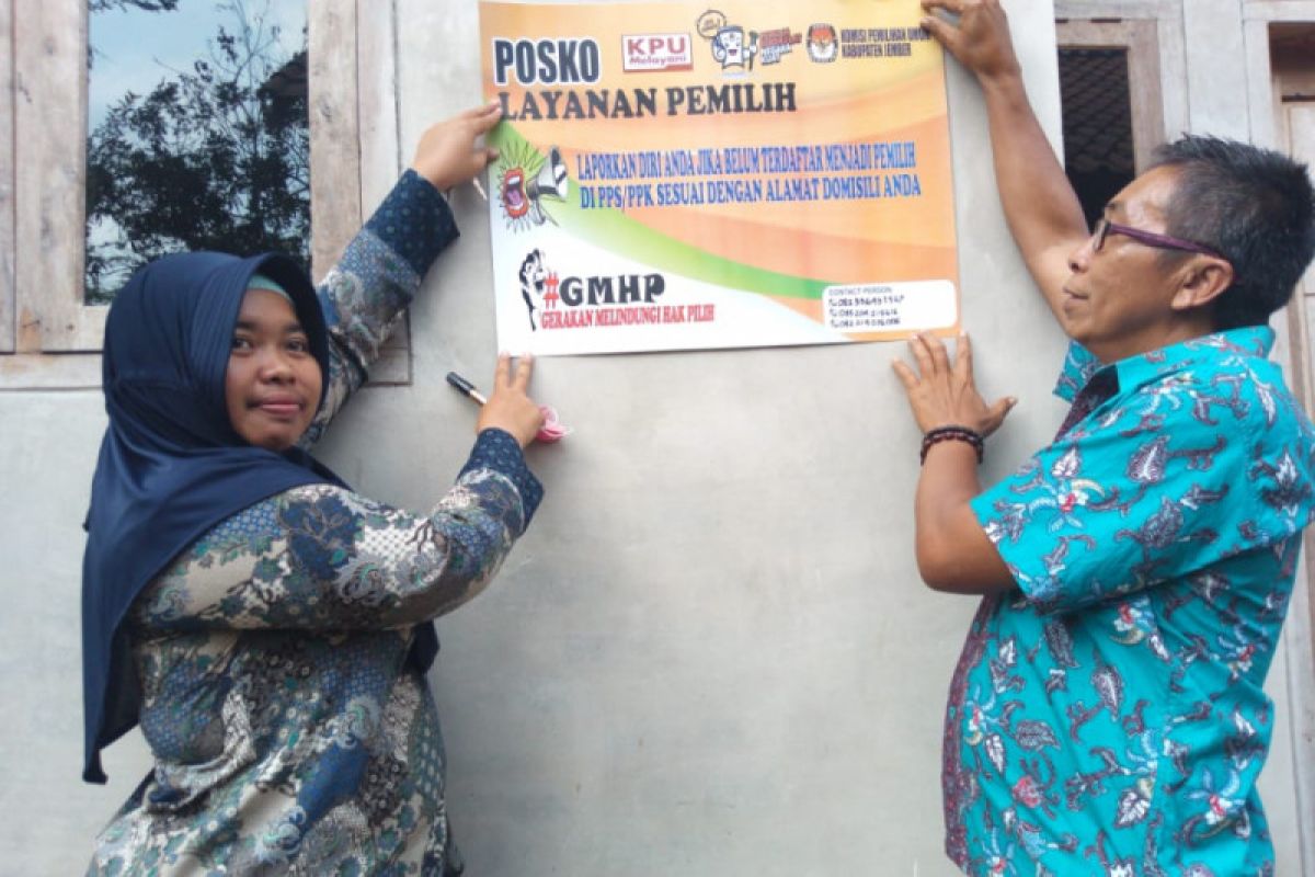 KPU Jember Buka Posko Layanan Pemilih Untuk Gerakan Lindungi Hak Pilih
