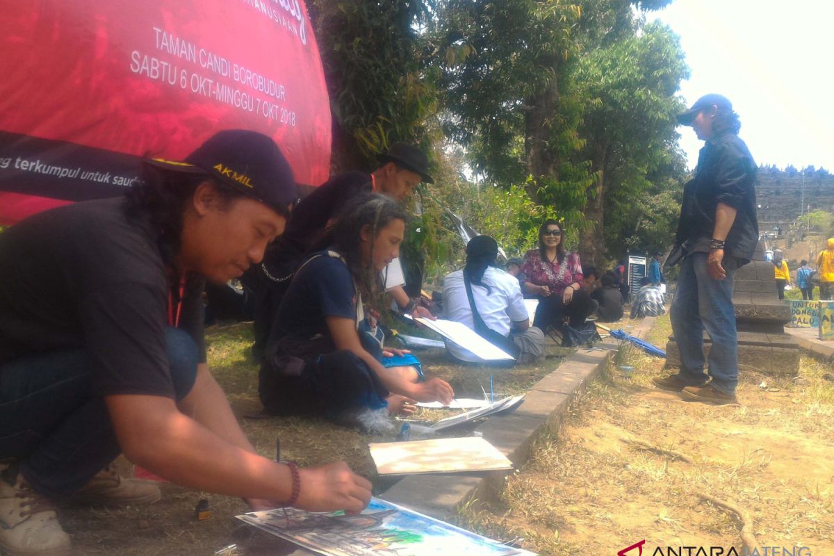 "Art for Humanity" Borobudur untuk korban di Sulteng