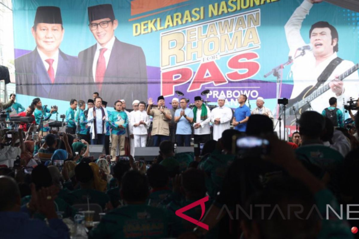 Prabowo ajak pendukungnya tidak terprovokasi fitnah