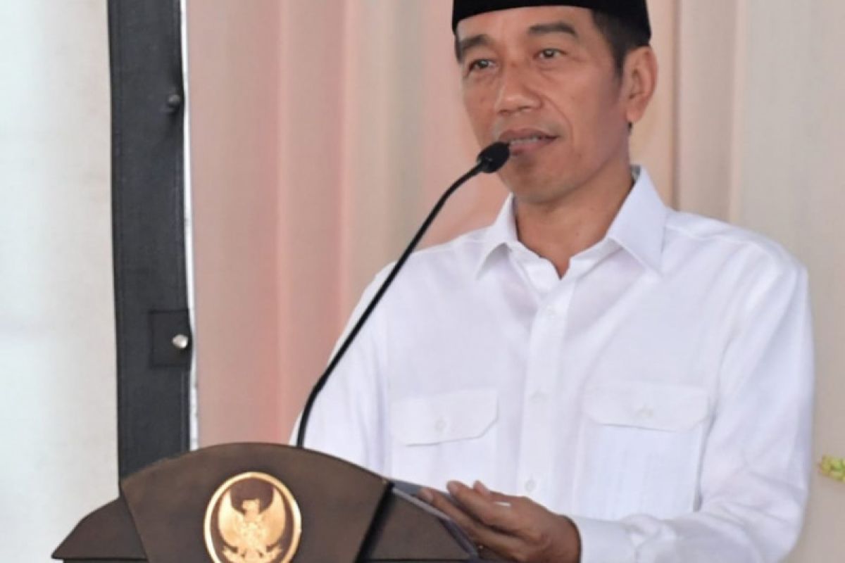 President Jokowi delivers speech at opening of national church choir competition