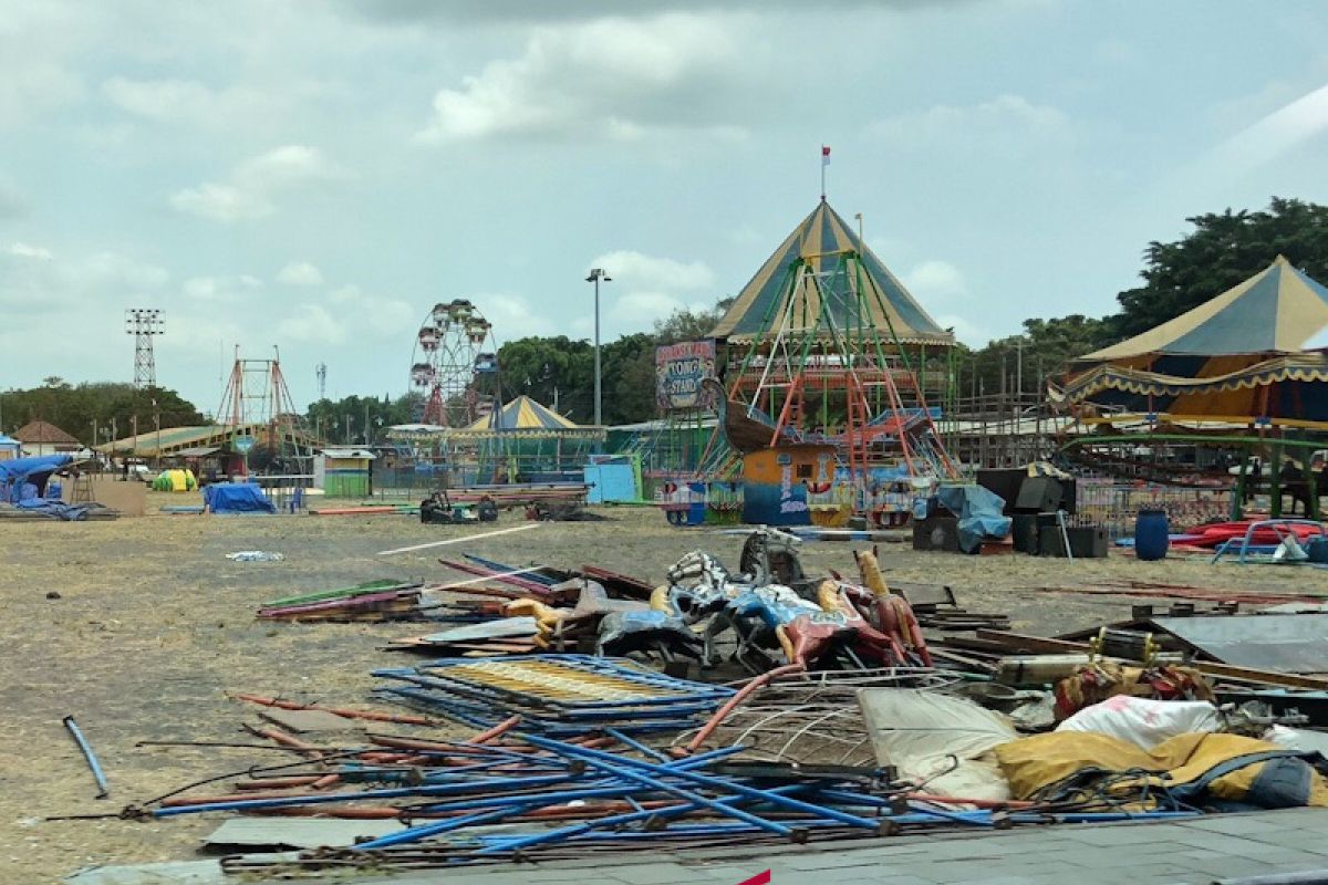 Semua kavling Pasar Malam Sekaten Yogyakarta optimistis disewa pedagang