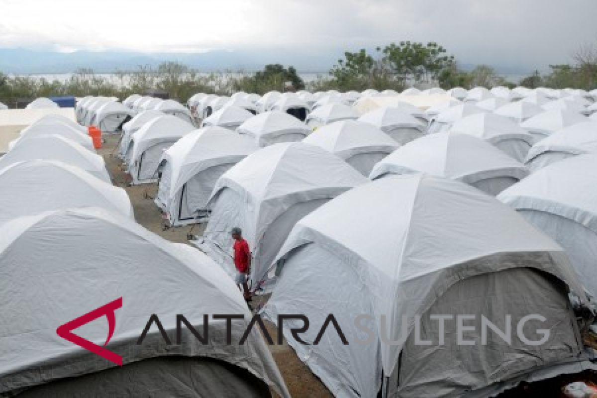 Sulteng butuh 18.000 tenda untuk pengungsi korban bencana