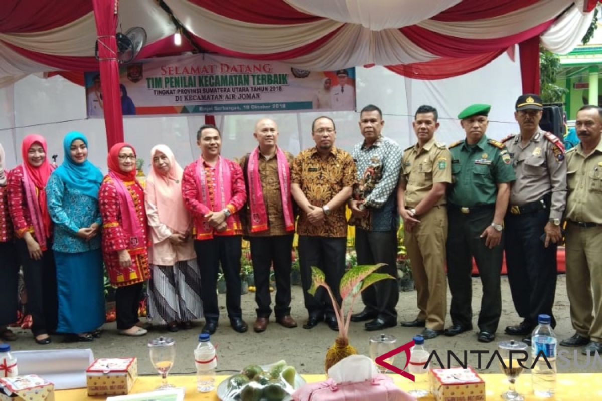 Tim penilaian kecamatan terbaik kunjungi Kecamatan Air Joman