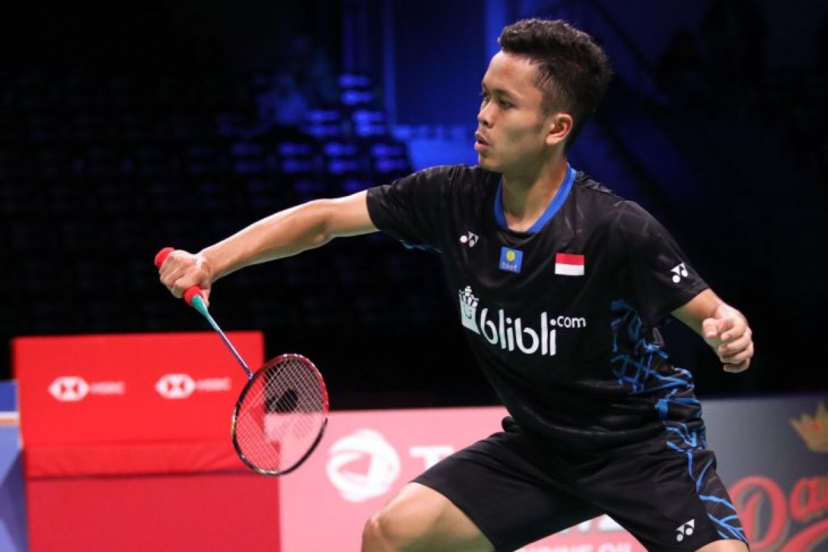 Anthony Ginting tersingkir di Denmark terbuka