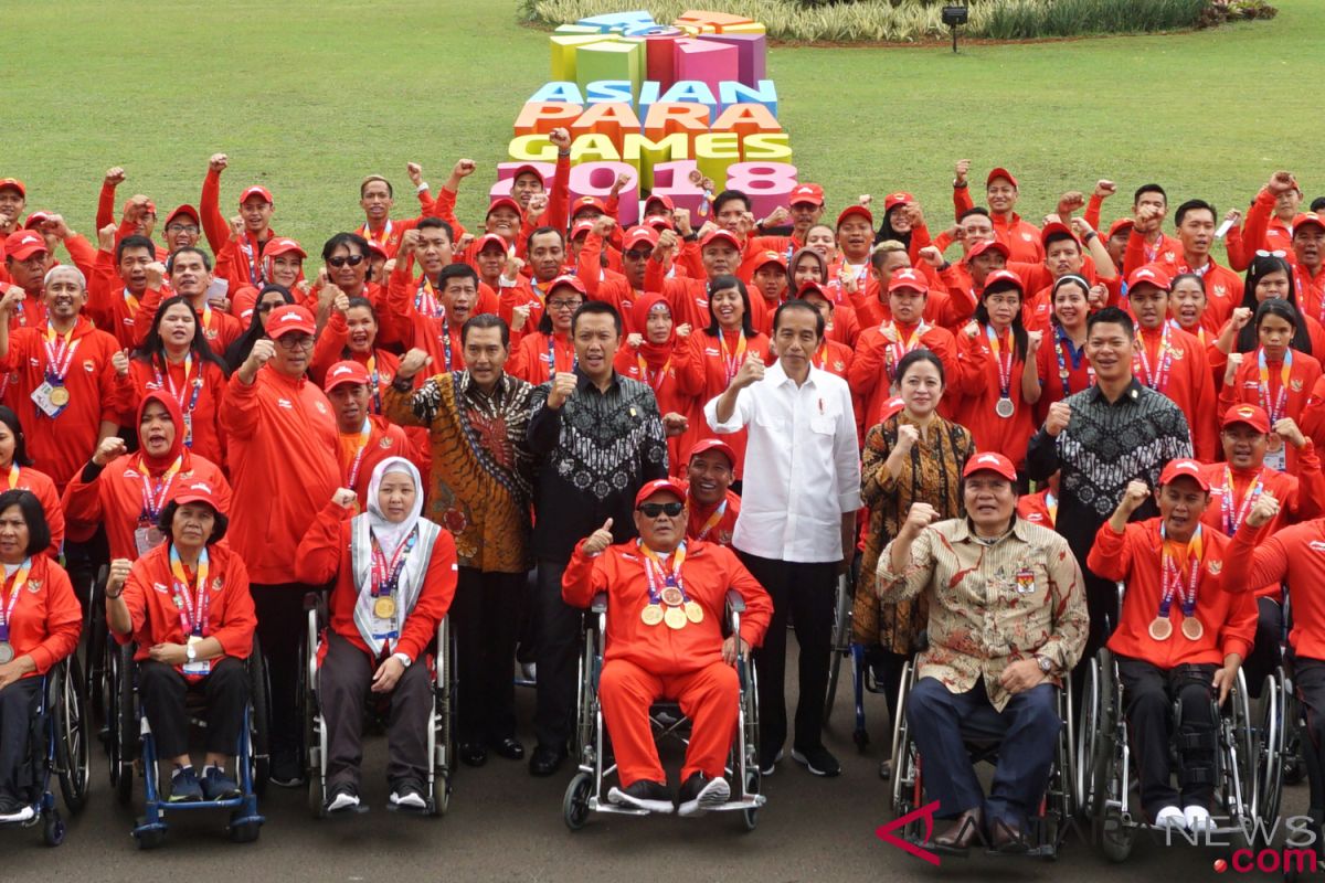 President praises dedication of Para Games athletes