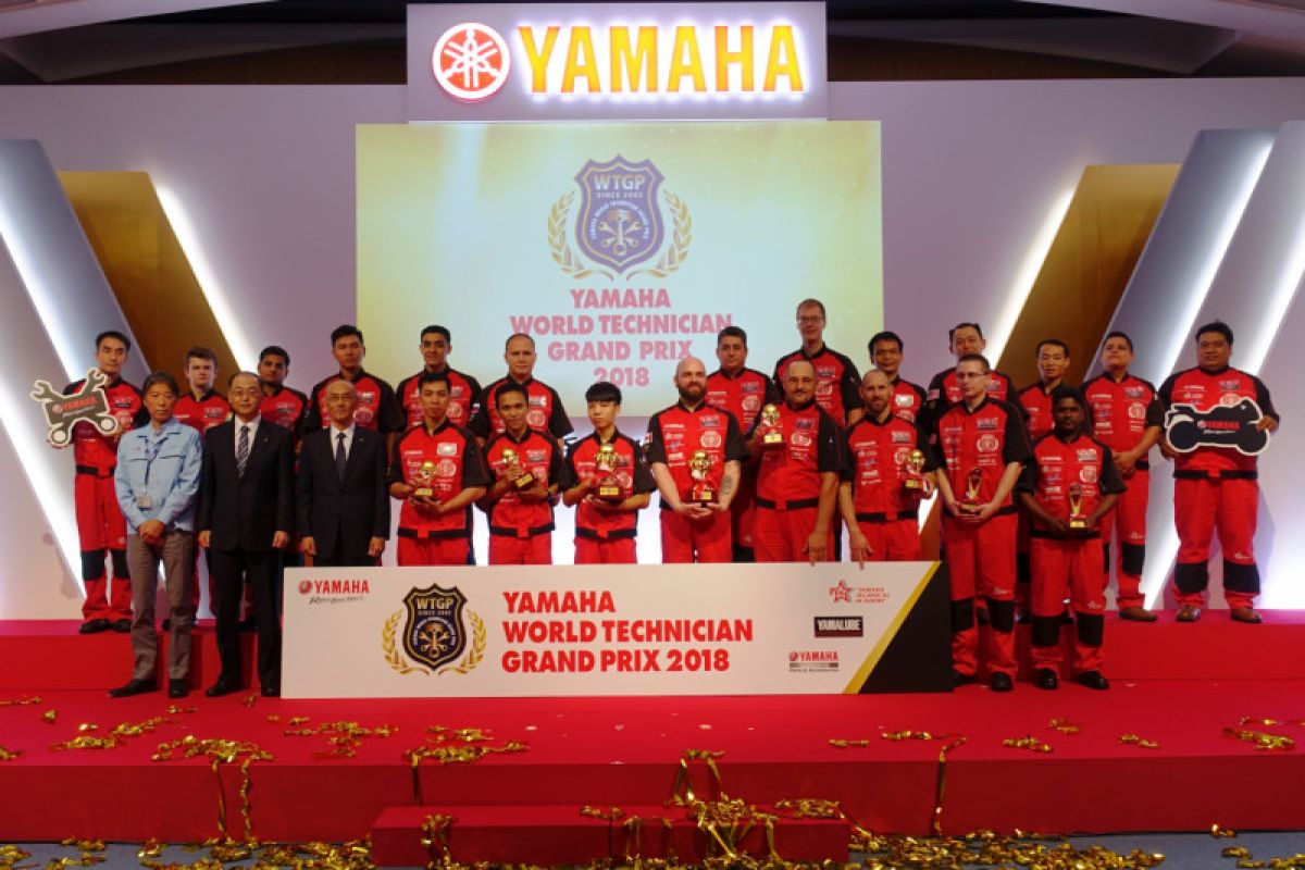 Mekanik Indonesia sabet juara dua Kompetisi Teknisi Yamaha di Jepang