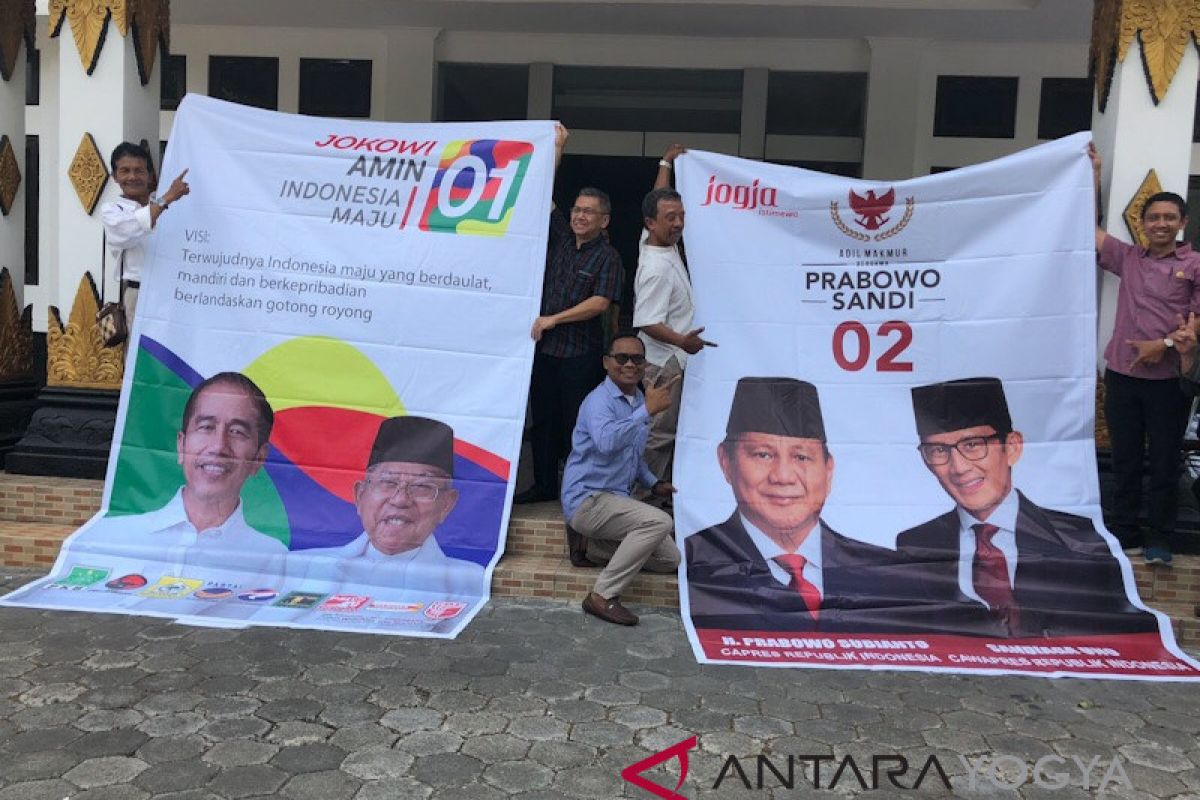 KPU DIY distribusikan alat peraga kampanye kepada peserta pemilu