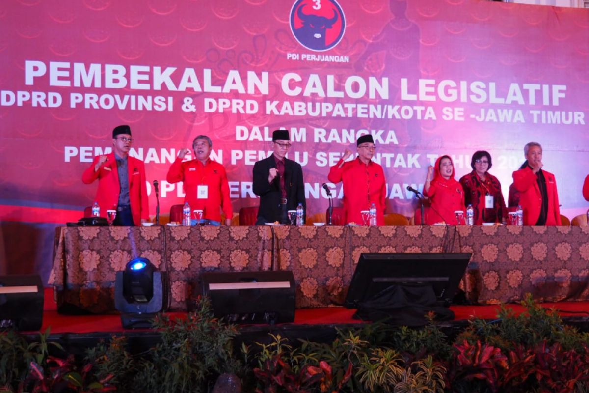 Ribuan Caleg PDIP Dibekali Fokus Pemenangan Jokowi-Ma'ruf