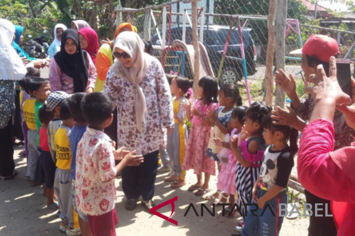 Bunda Paud Bangka Tengah ajak orang tua membudayakan bercerita