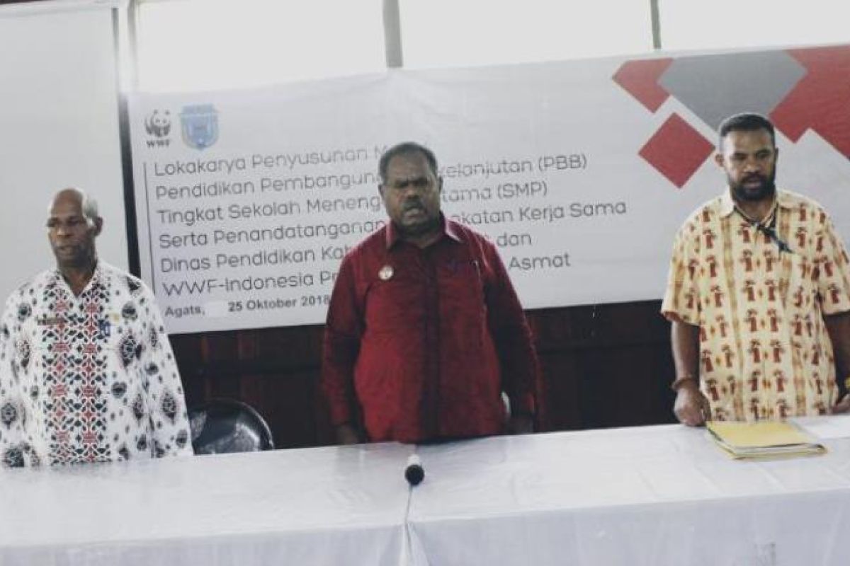 WWF Papua jalin kerja sama dengan Dinas Pendidikan Asmat