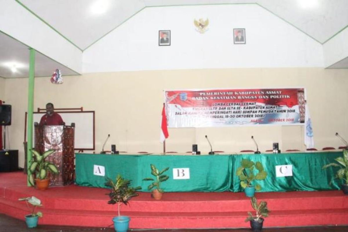 Bakesbangpol Asmat gelar lomba cerdas cermat tingkat pelajar