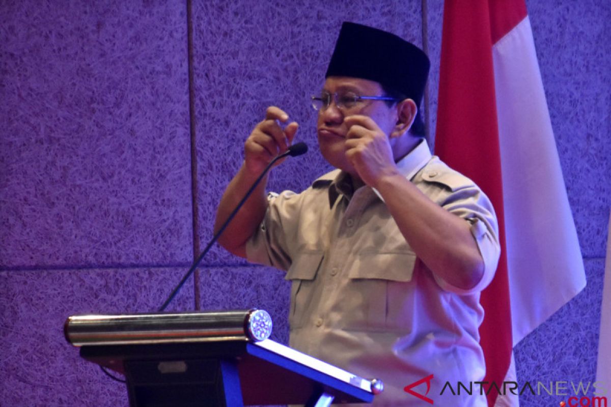 Gerindra: Pernyataan Prabowo ingatkan masalah korupsi Indonesia