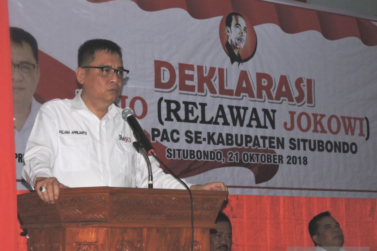 Relawan Jokowi Situbondo Optimistis Peroleh 75 Persen Suara (Video)