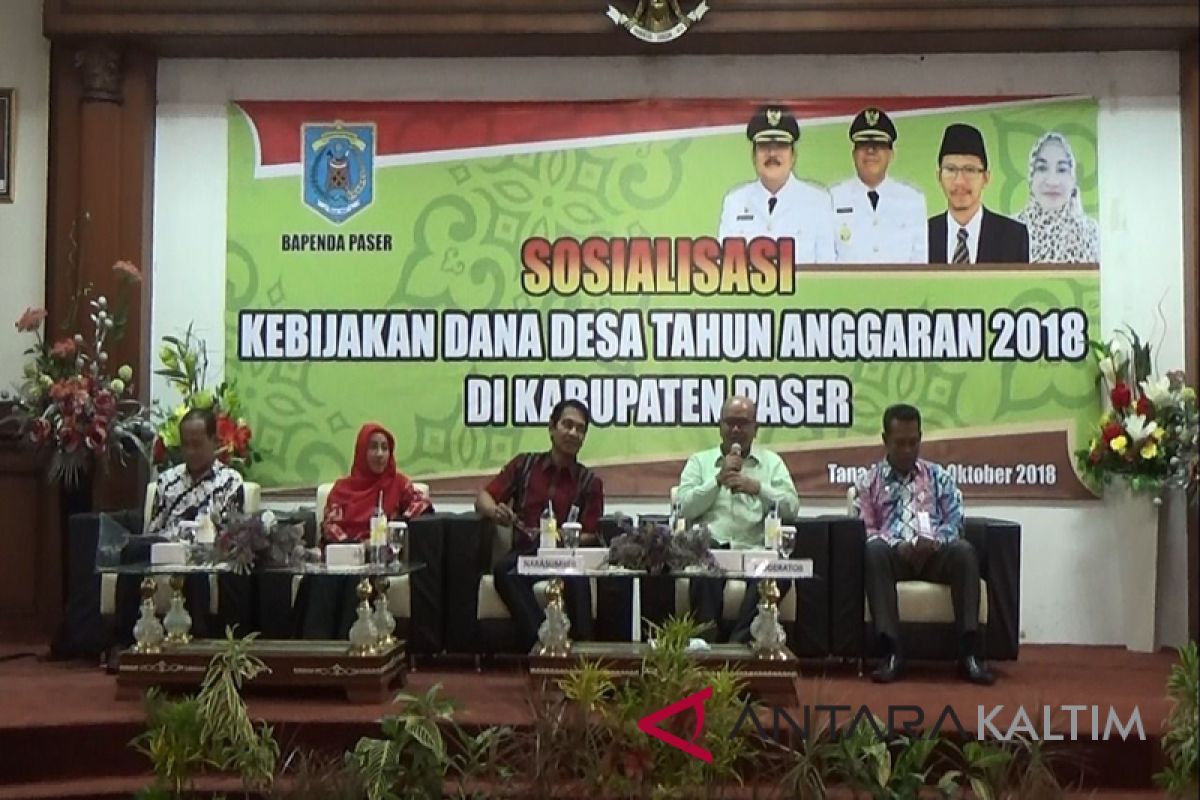 Pemkab Paser  Gelar Sosialisasi  Penggunaan Dana Desa