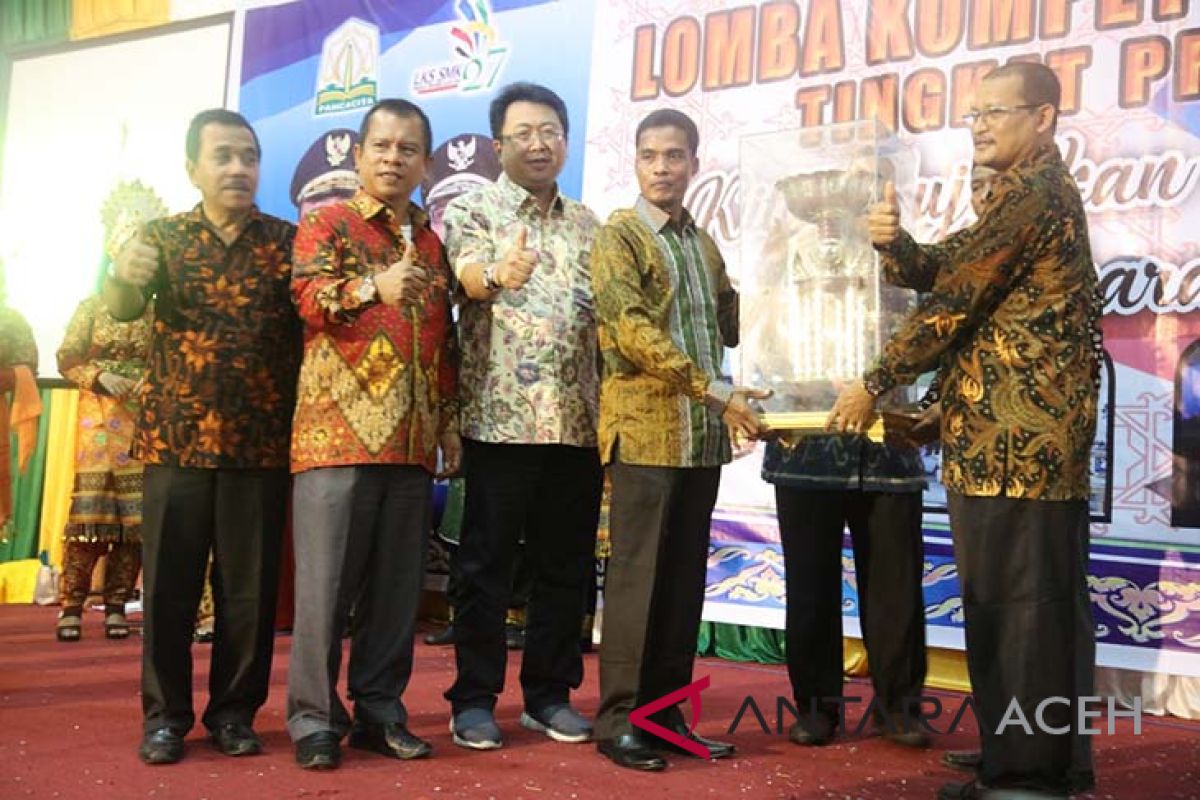 Banda Aceh juara umum Lomba Kompetensi Siswa ke-27 SMK