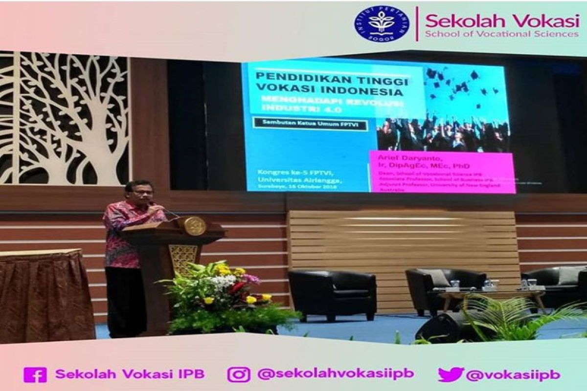 Dr. Arief Daryanto: Pendidikan tinggi vokasi Indonesia hadapi Revolusi 4.0