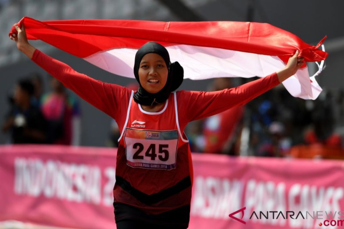 Asian Para Games - Kharisma Evi Tiarani Tercepat di Lari 100 Meter Putri