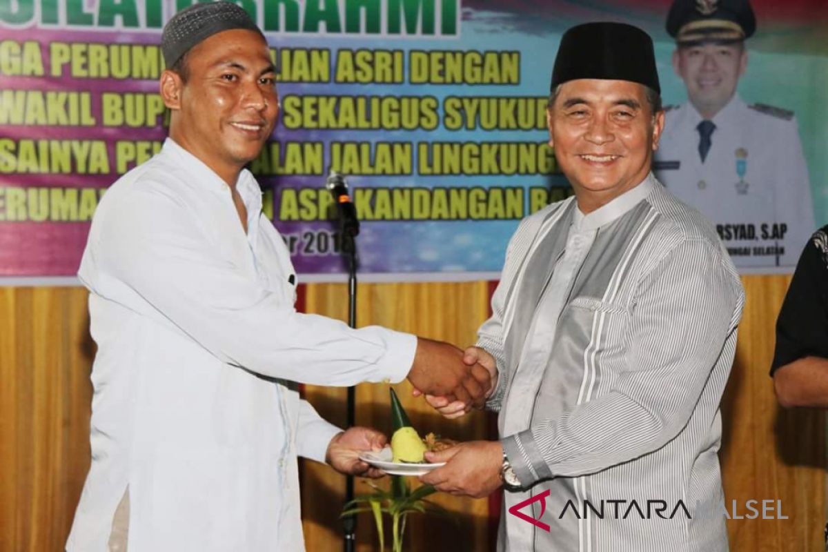 Silaturrahmi Bupati HSS dengan warga Perumnas Kalian Asri