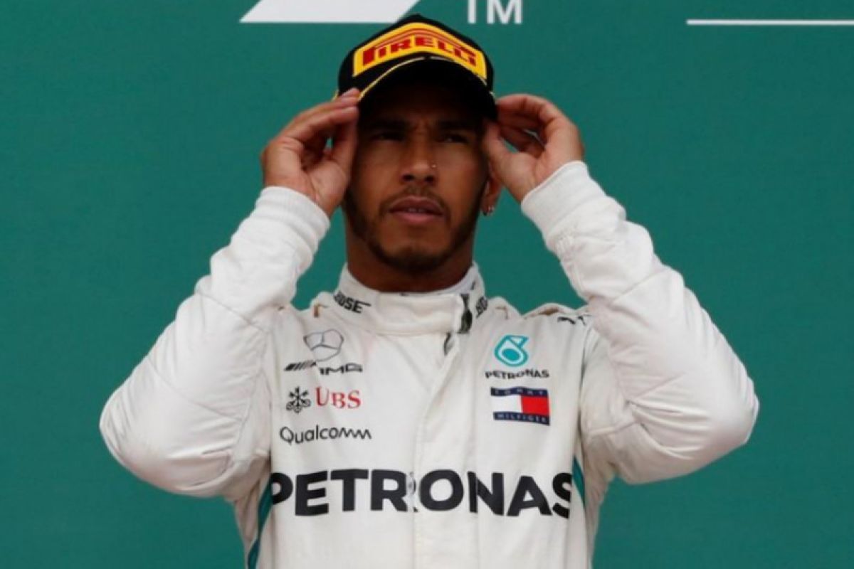 Hamilton raih juara dunia Formula 1 kelima kalinya