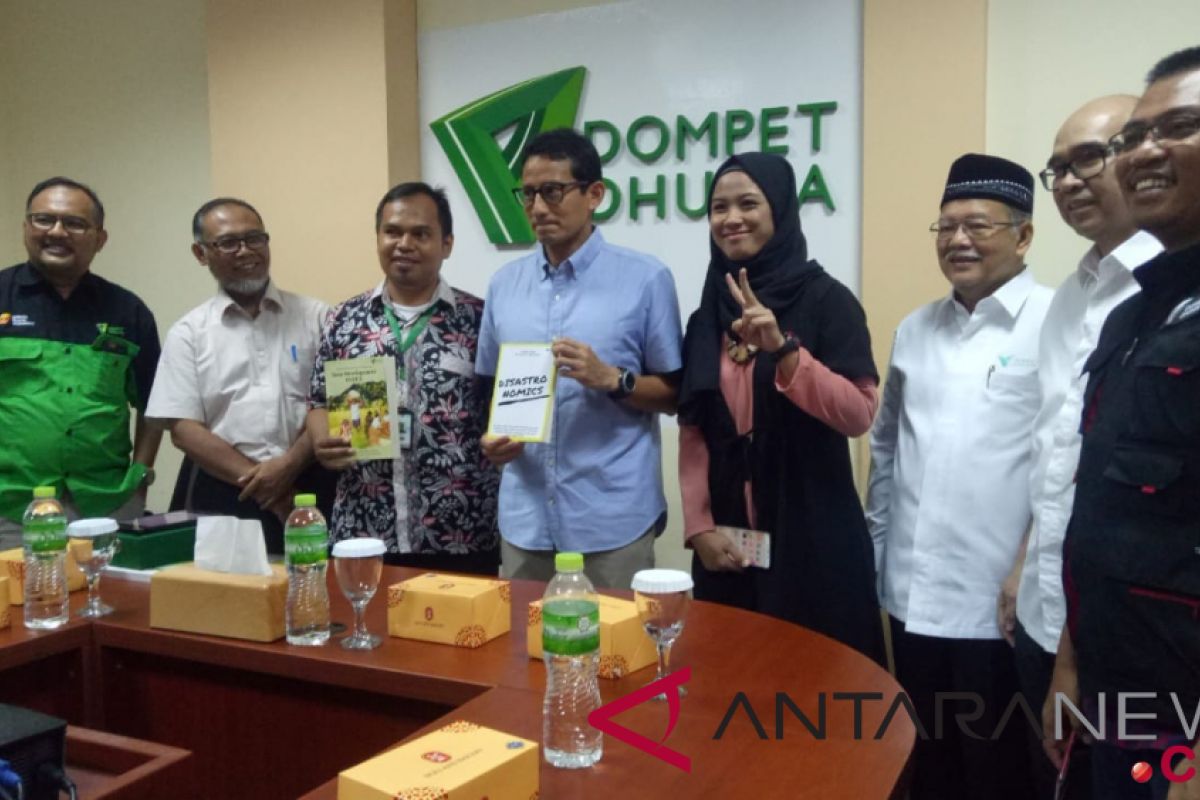 Sandiaga ingin korban gempa Palu jadi "social entrepreneur"