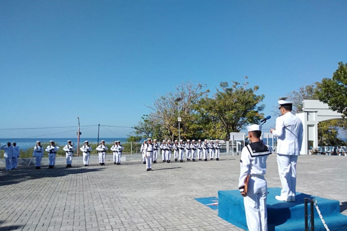 TNI-AL Gorontalo Gelar Upacara Peresmian Kenaikan Pangkat