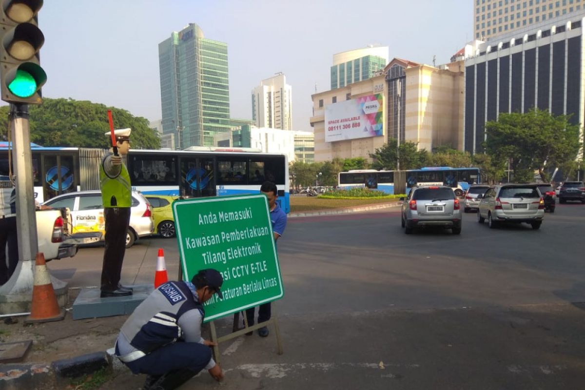 Pelanggaran tilang elektronik semakin menurun