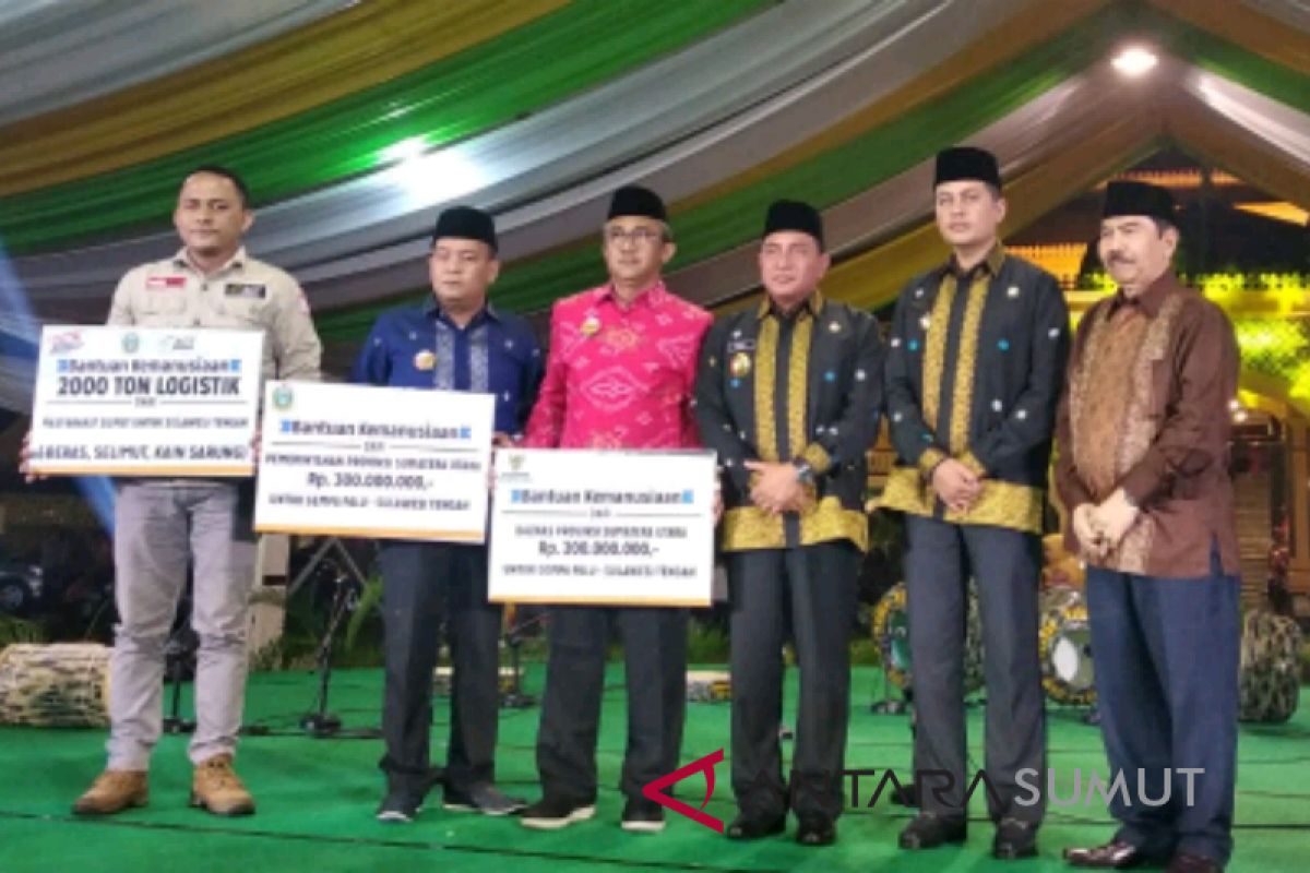 Sumut bantu bencana Sulawesi Tengah Rp500 juta
