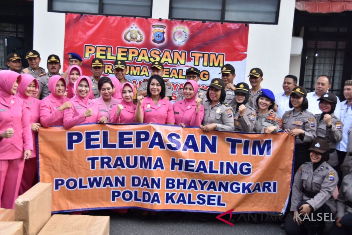 South Kalimantan Police send trauma healing team to Palu