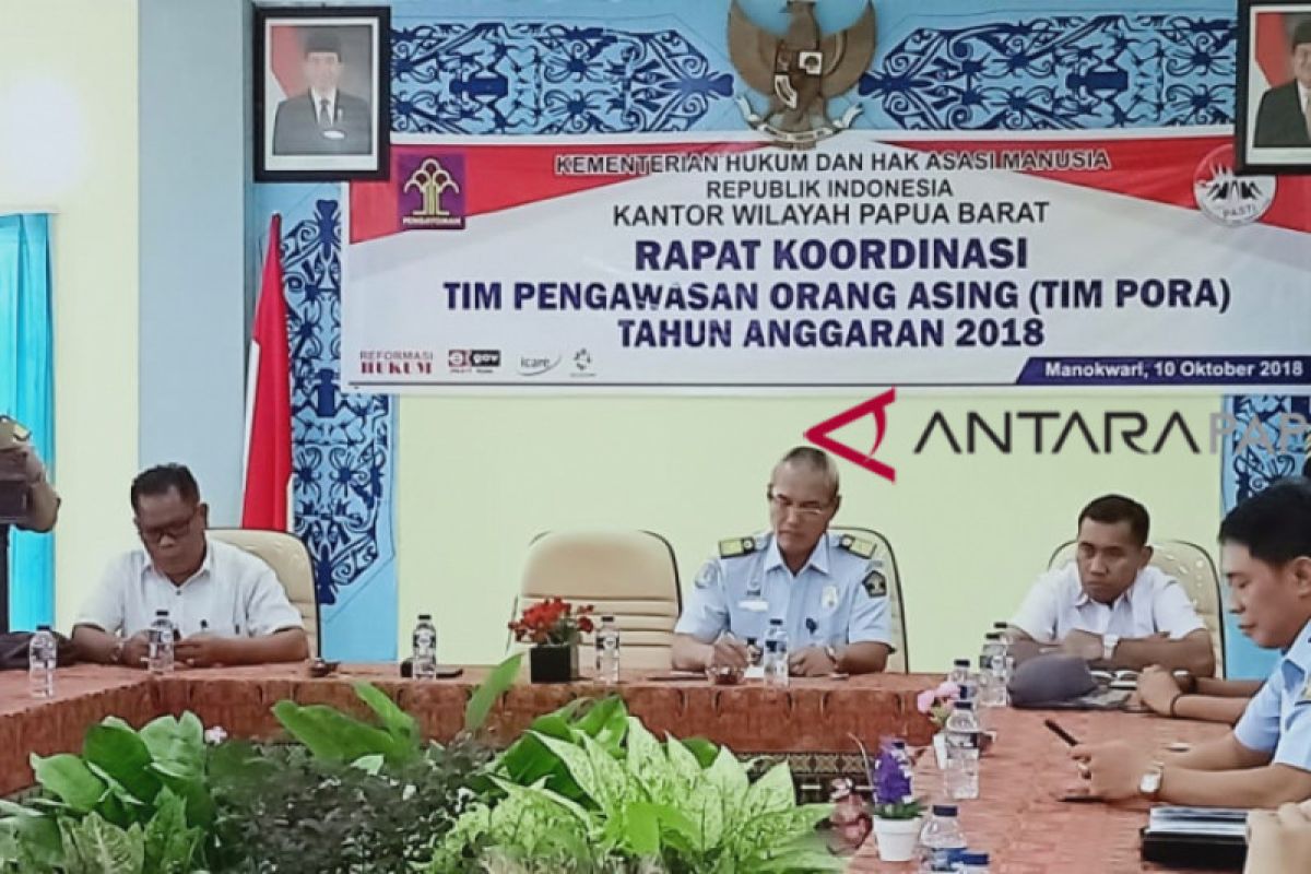 Kemenkumham antisipasi kejahatan WNA di Papua Barat