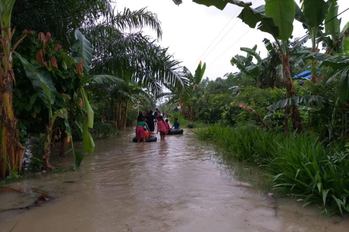 Warga Langkat terdampak banjir  1.453 KK