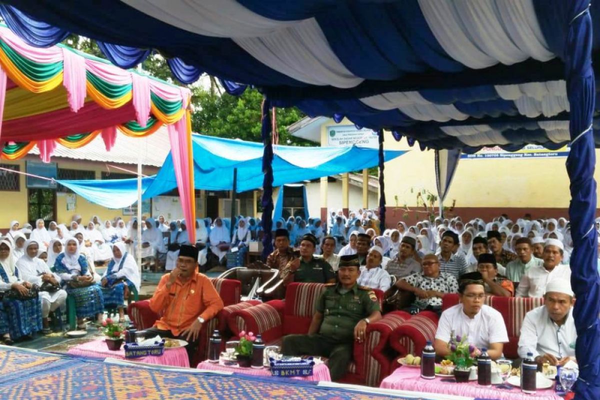 Masyarakat Batangtoru komit sukeskan Pemilu 2019 damai