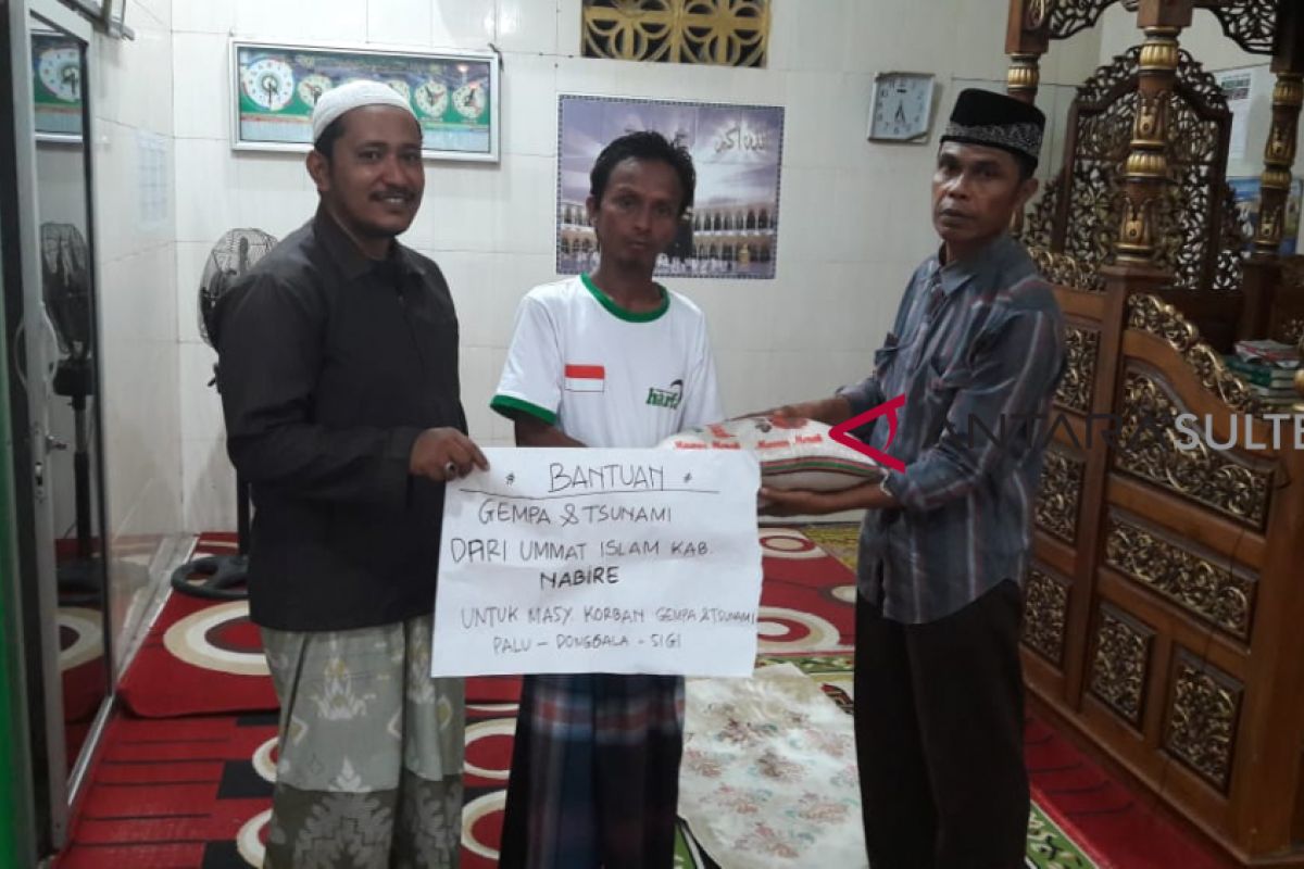 Umat Islam Nabire bantu korban gempa Sulteng