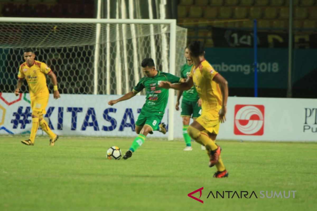 PSMS cukur  Sriwijaya 3-0