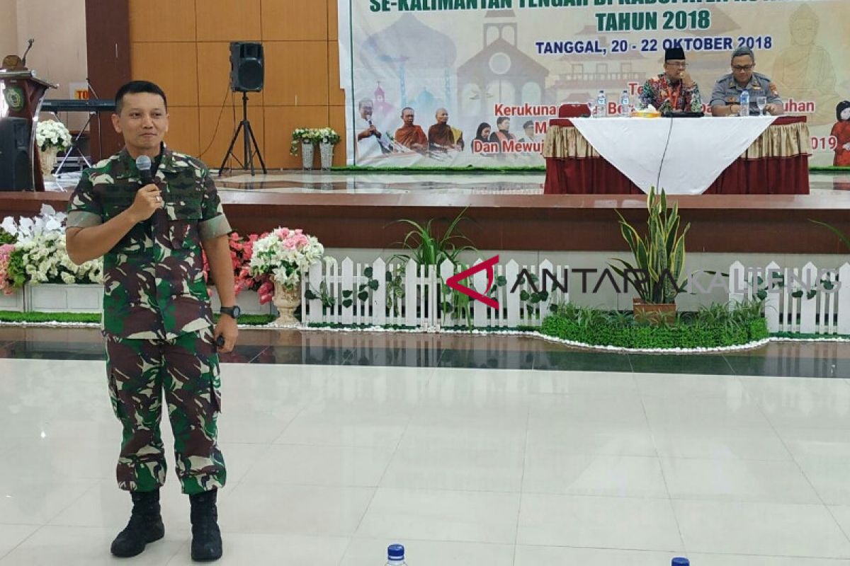 Dandim Sampit ingatkan jangan bicara mayoritas dan minoritas