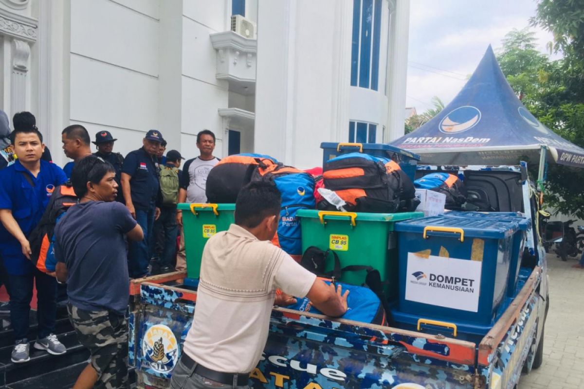 Nasdem turunkan tim medis tangani korban gempa dan tsunami