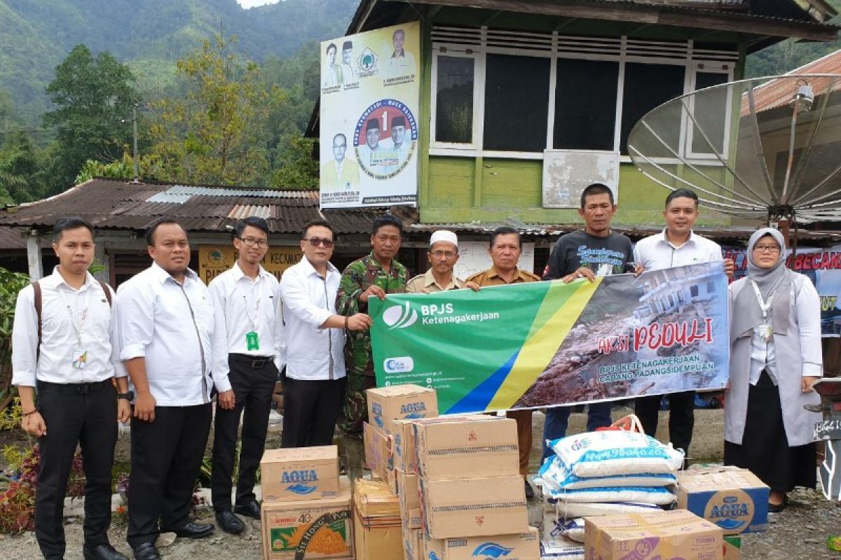 BPJS Ketenagkerjaan bantu korban bencana Madina