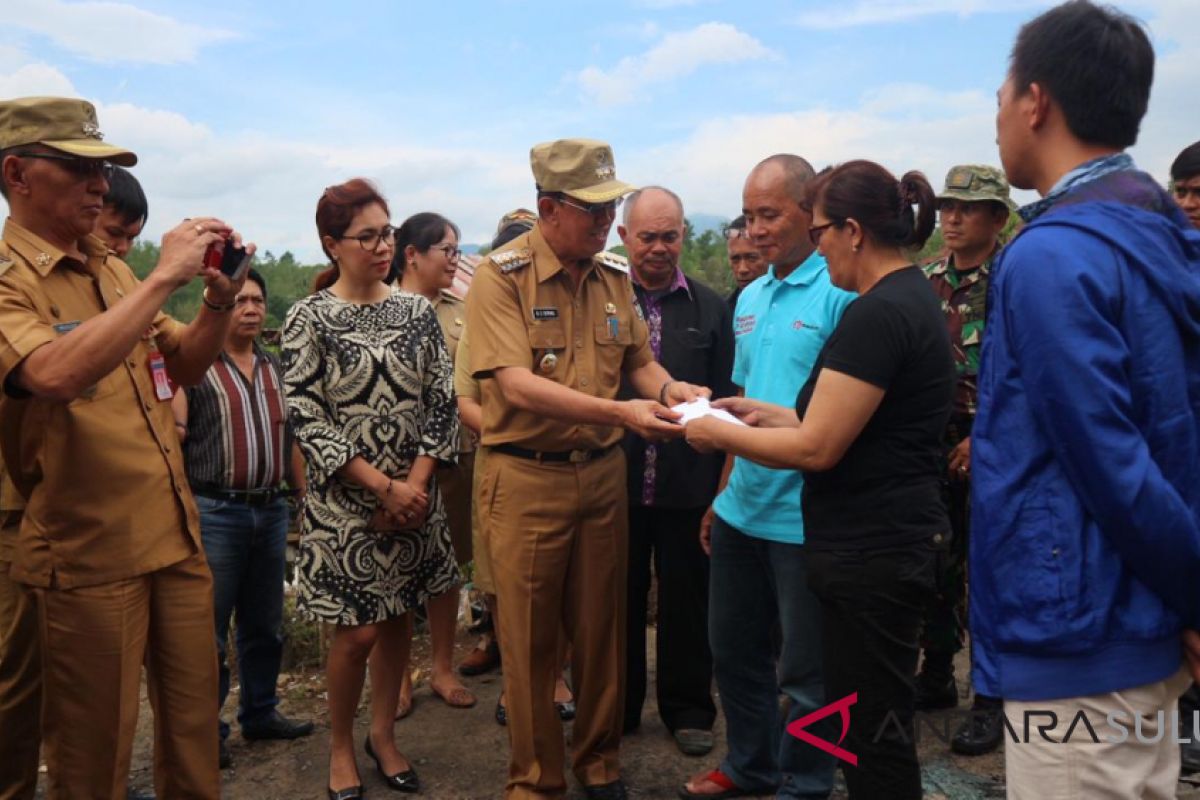 Pemkab Minahasa bantu keluarga korban kebakaran