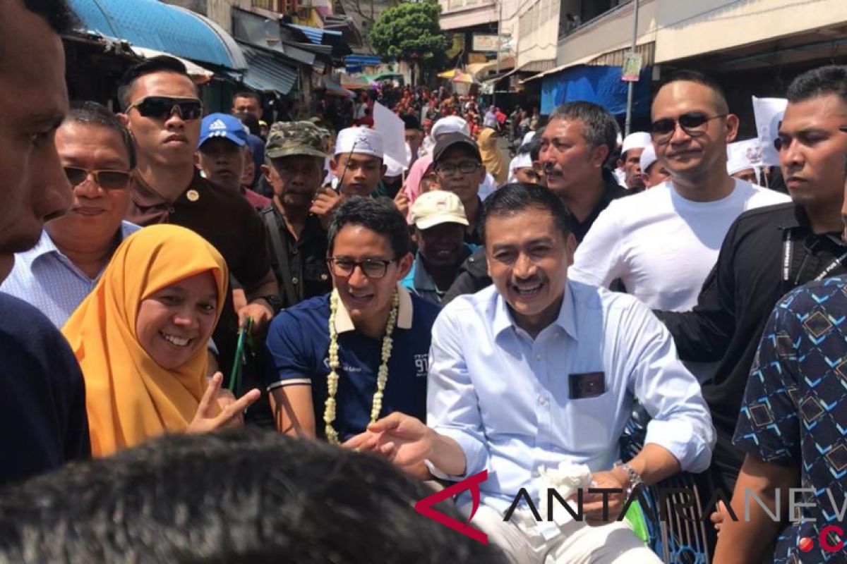 Sandiaga mengharapkan tiap wilayah ada pasar unggulan