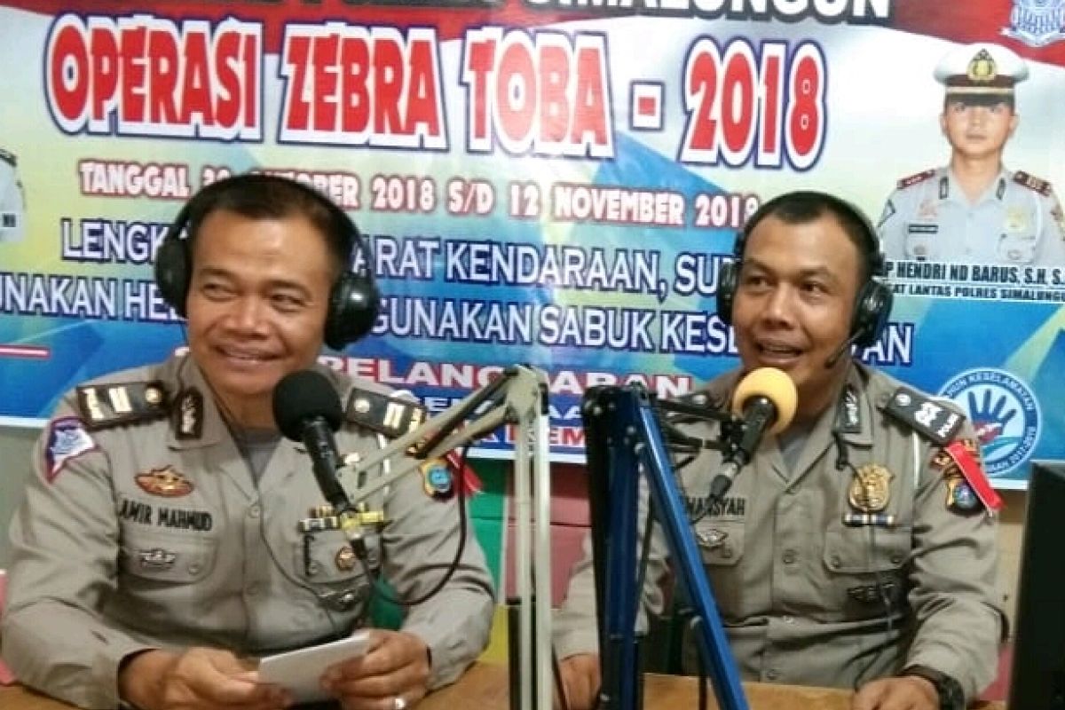 Polres Simalungun sosialisasikan operasi Zebra Toba